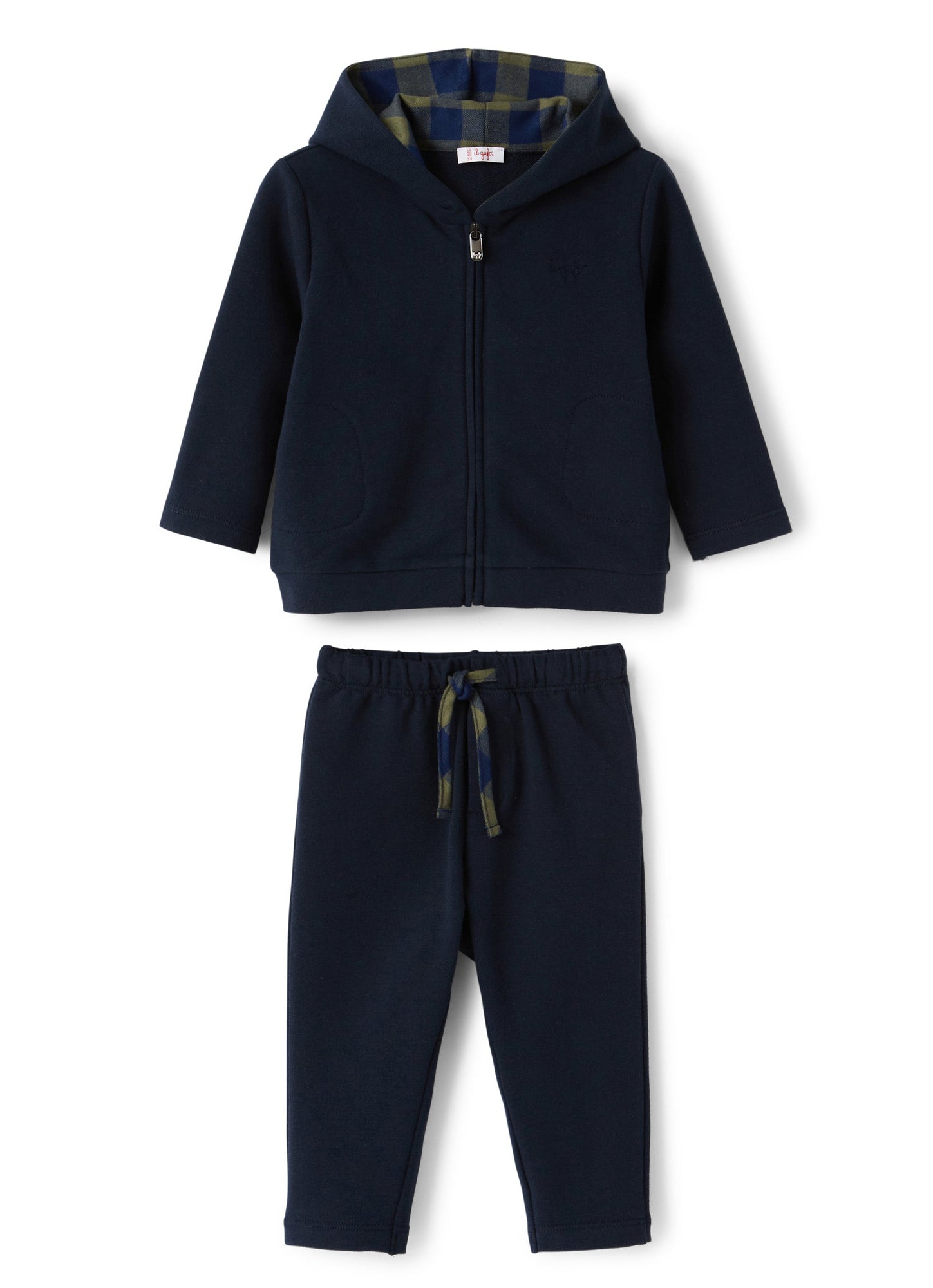 Baby Boys | Fleece Two-Piece Suit | Blue Scuro Green Blue