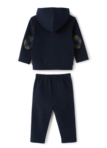 Baby Boys | Fleece Two-Piece Suit | Blue Scuro Green Blue