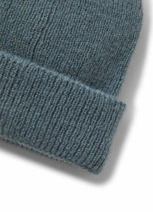 Girls | Denim Mohair Wool Hat | Blue Oceano