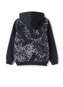 Boys | Sweatshirt with Zip and Anthracite Hood | Onice