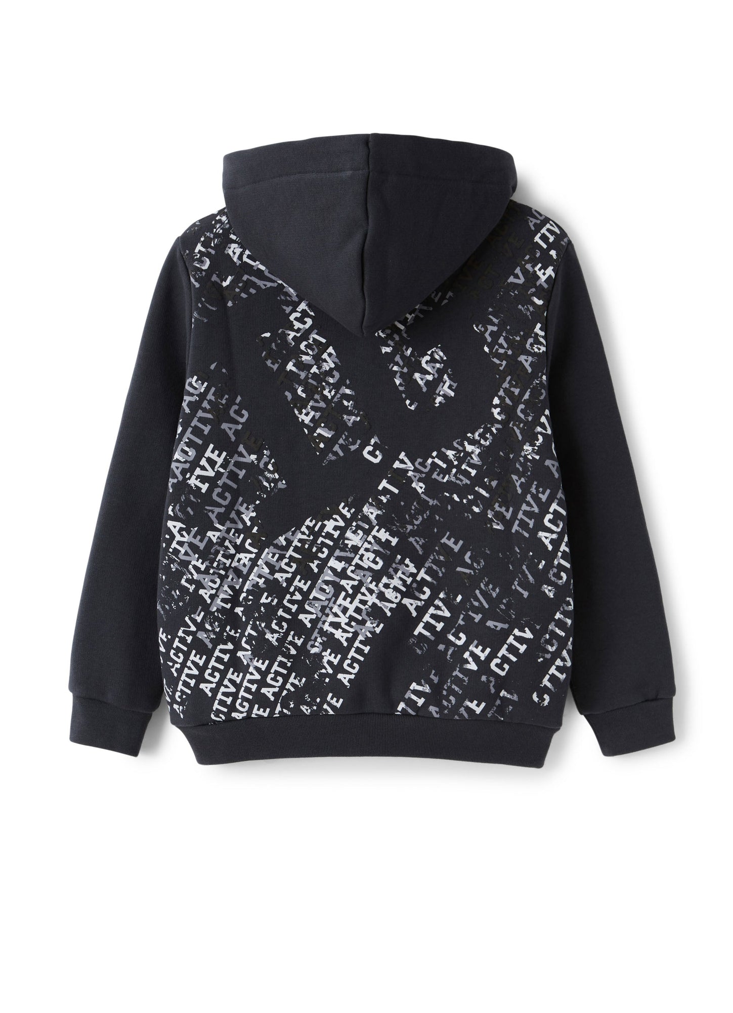 Boys | Sweatshirt with Zip and Anthracite Hood | Onice