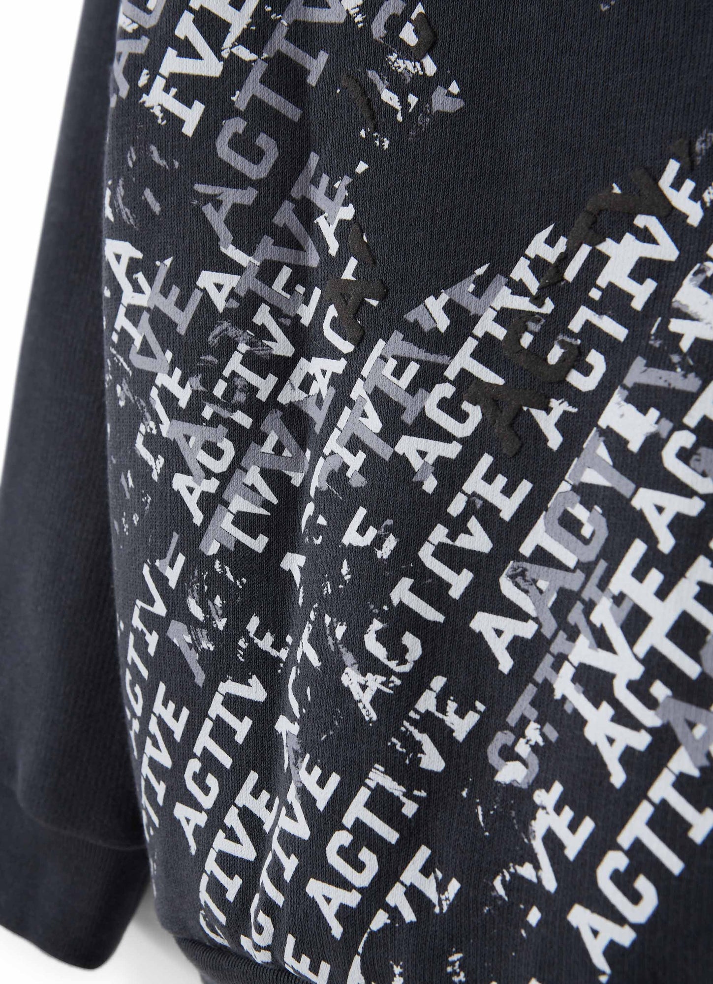 Boys | Sweatshirt with Zip and Anthracite Hood | Onice