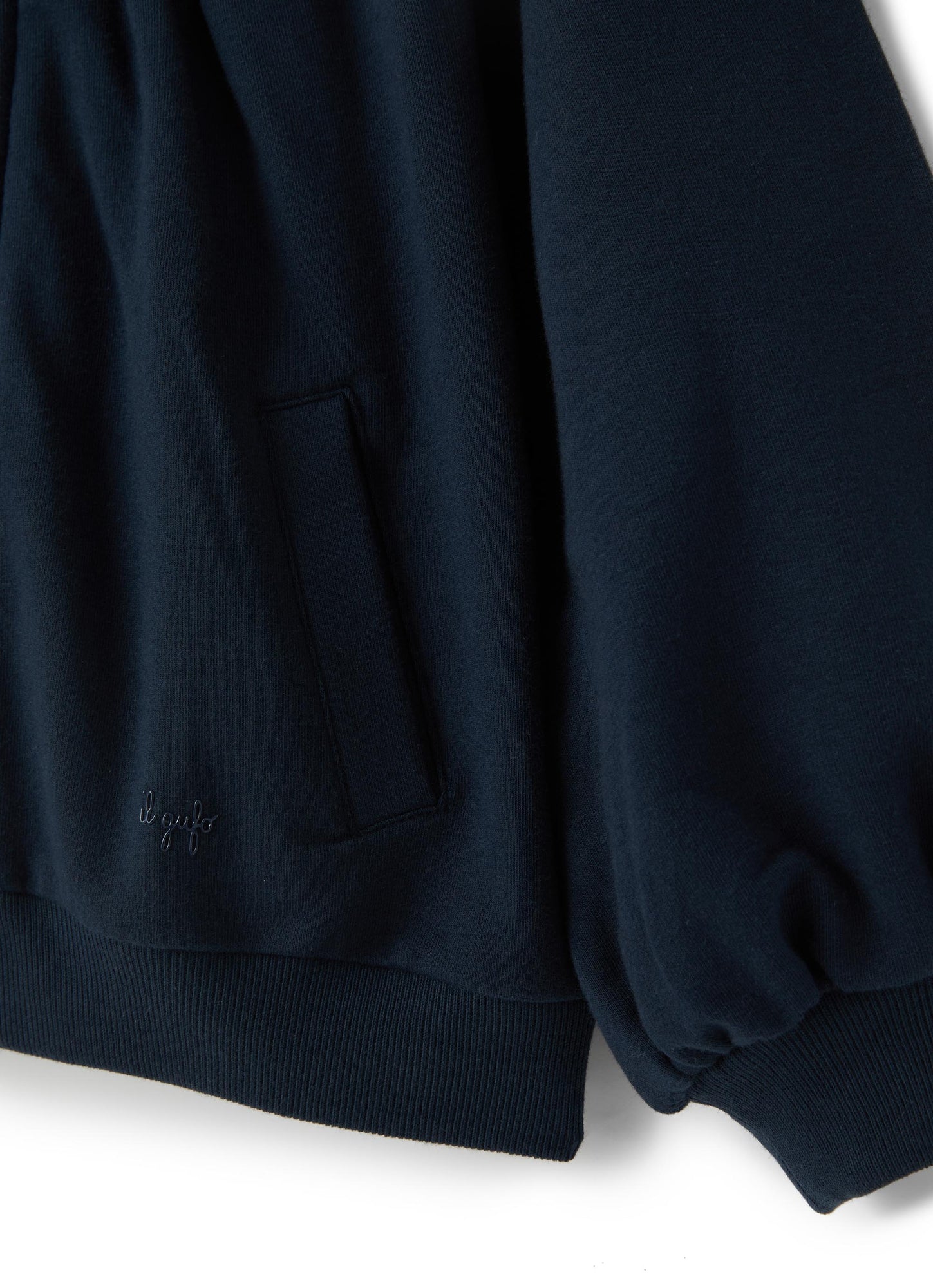 Girls | Fleece Jacket with Drawstring | Blue Blue