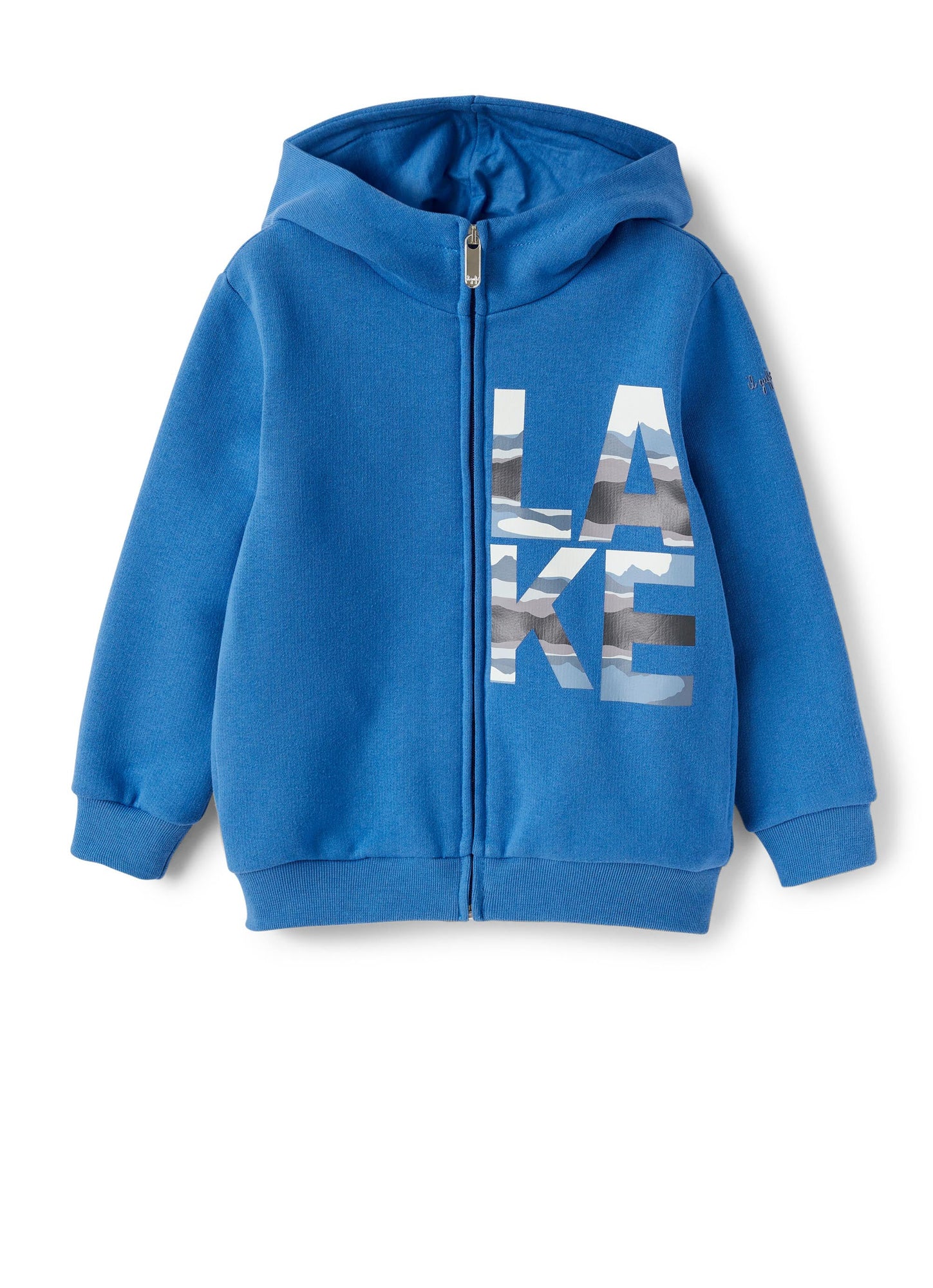 Boys | Sweatshirt with Hood and Print | Nuvola Onice
