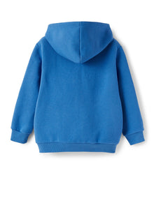 Boys | Sweatshirt with Hood and Print | Nuvola Onice