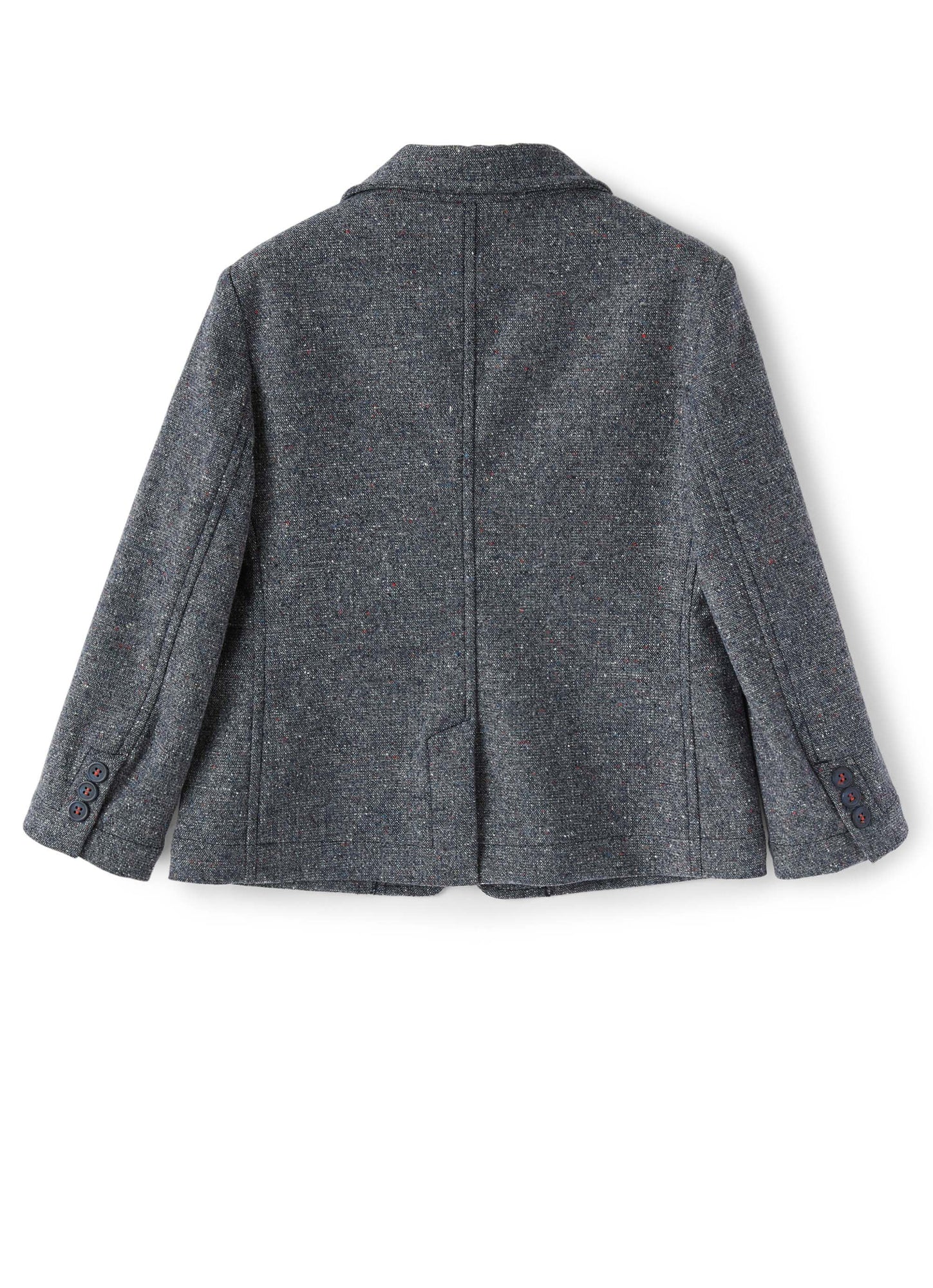 Boys | Tweed Blazer with Red Details | Blue