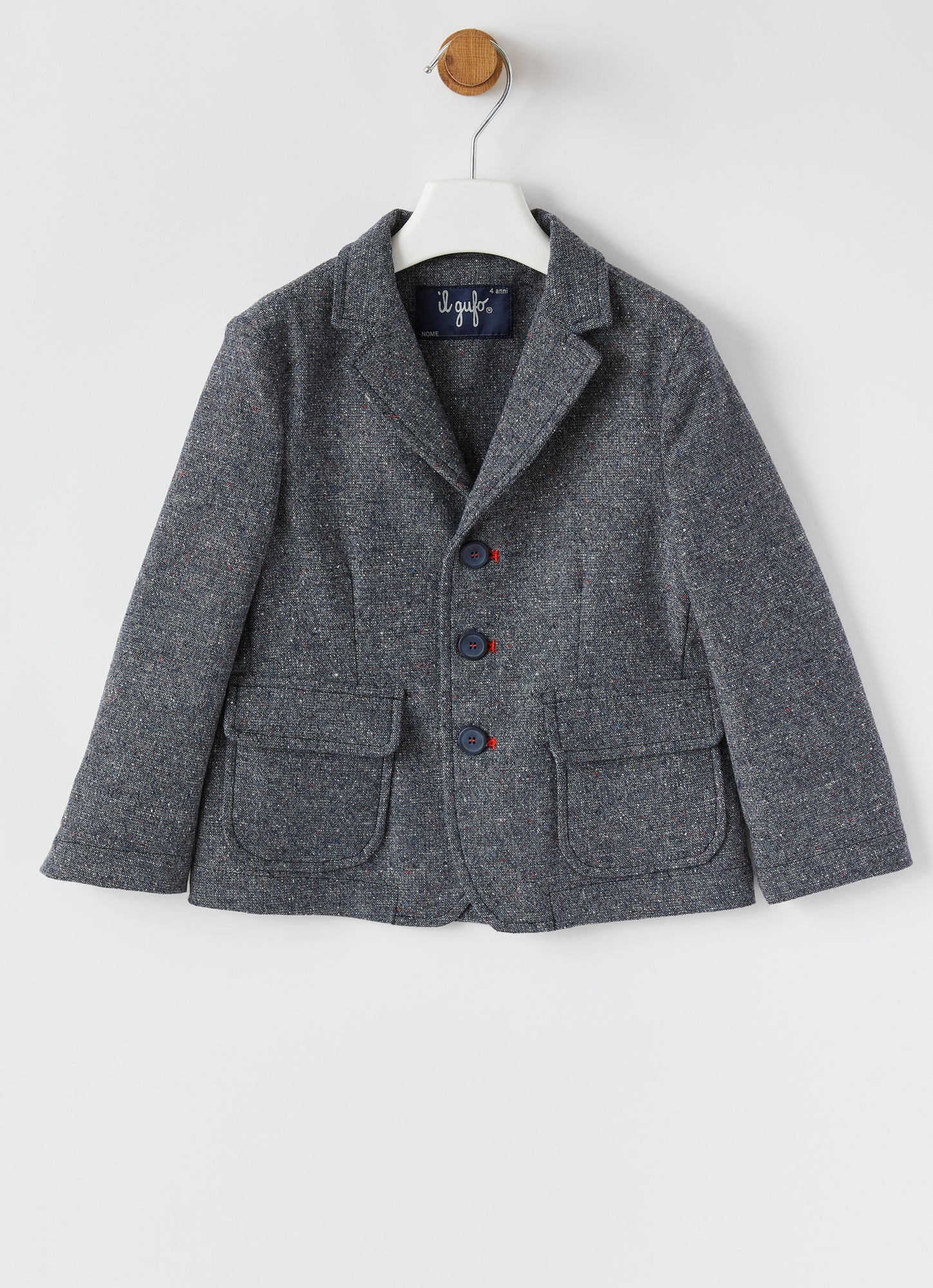 Tweed Blazer | Blue