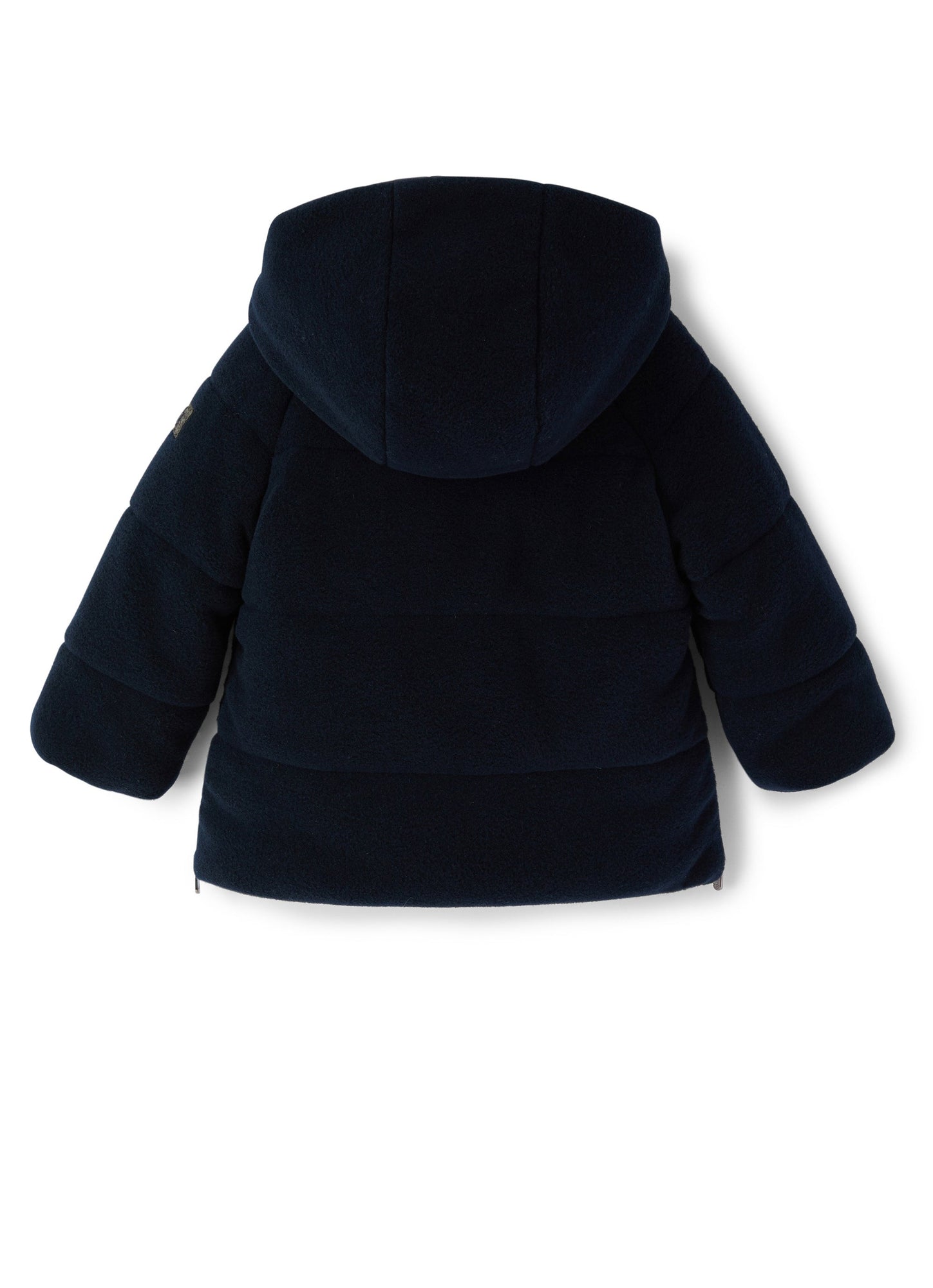 Baby Boys | Fleece and Nylon Jacket with Hood | Blue
