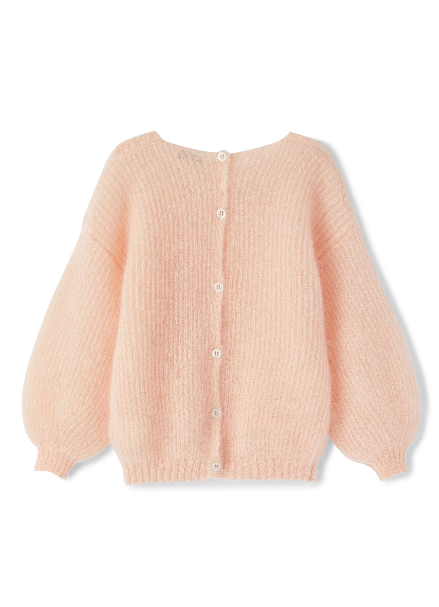 Girls | Mohair Wool Sweater | Quartz Pink