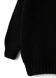 Boys | Turtleneck Wool Sweater | Black