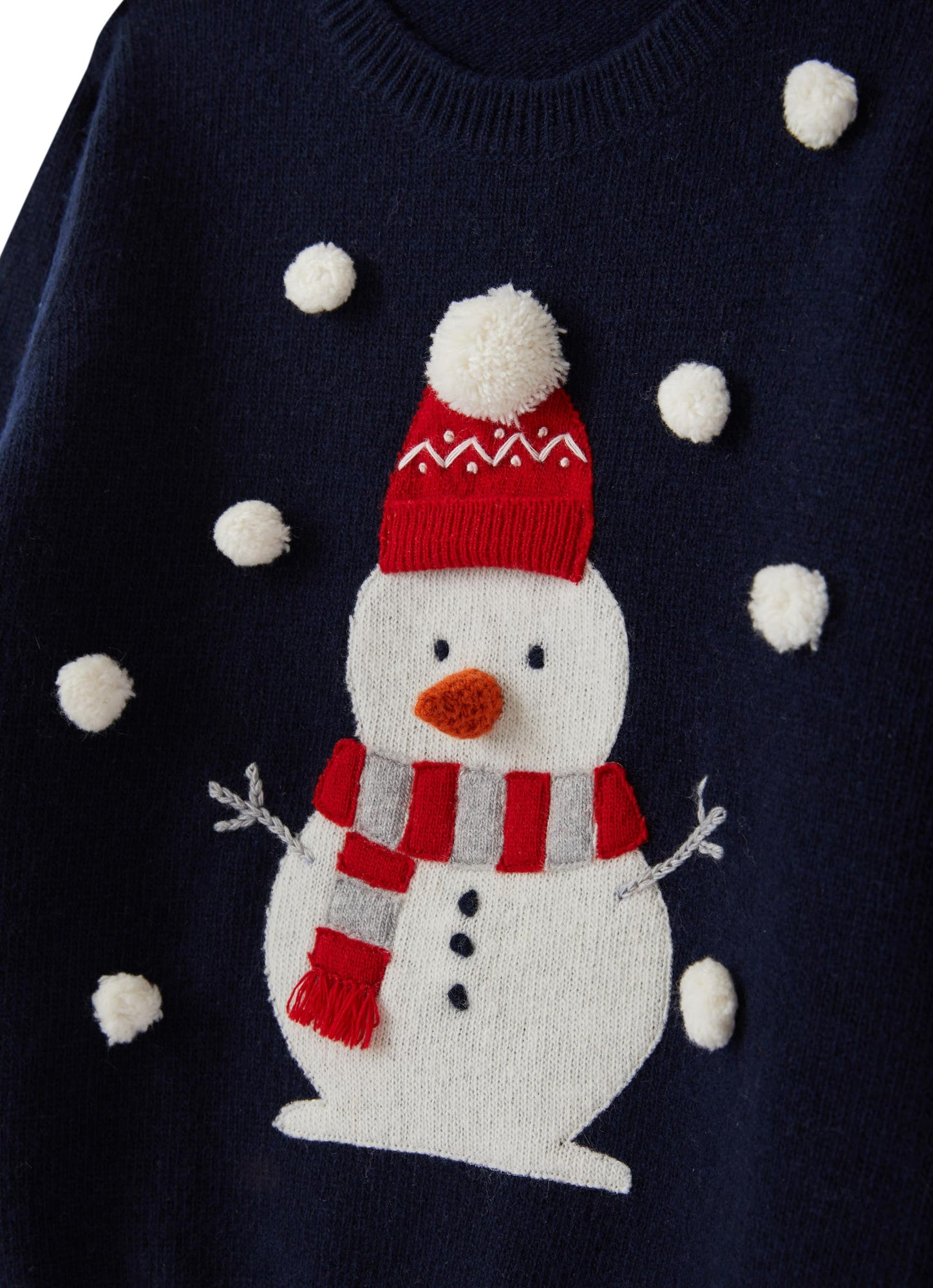 Boys | Christmas Sweater with Snowman | Blue