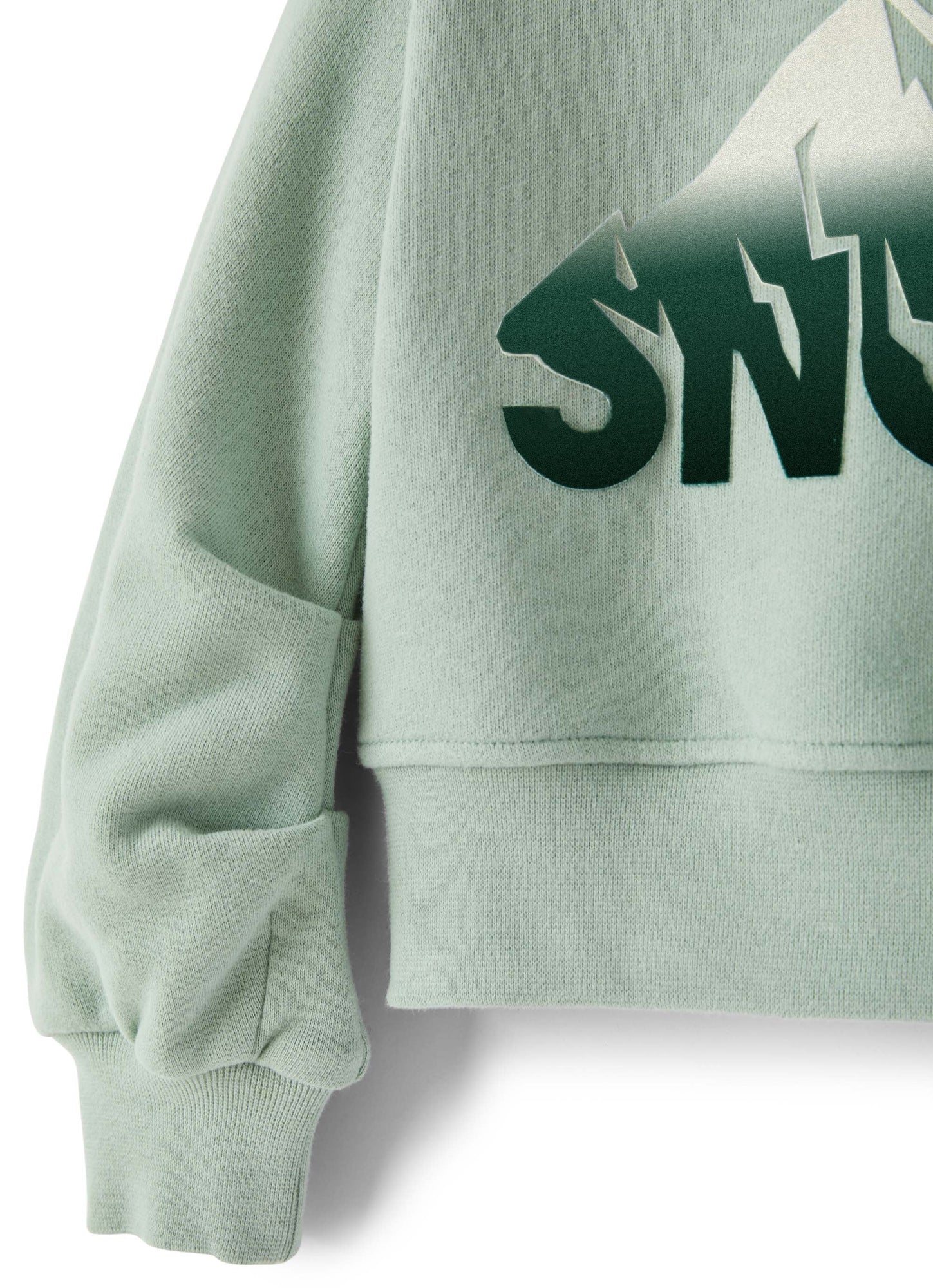 Girls | Snow Sweatshirt with Gathered Sleeves | Lake