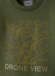 Boys | Sweatshirt with Rubberised Print | Abete Argenteo Verdecorteccia