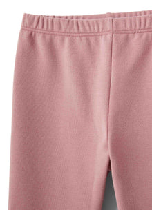 Girls | Fleece Leggings | Pink Erica