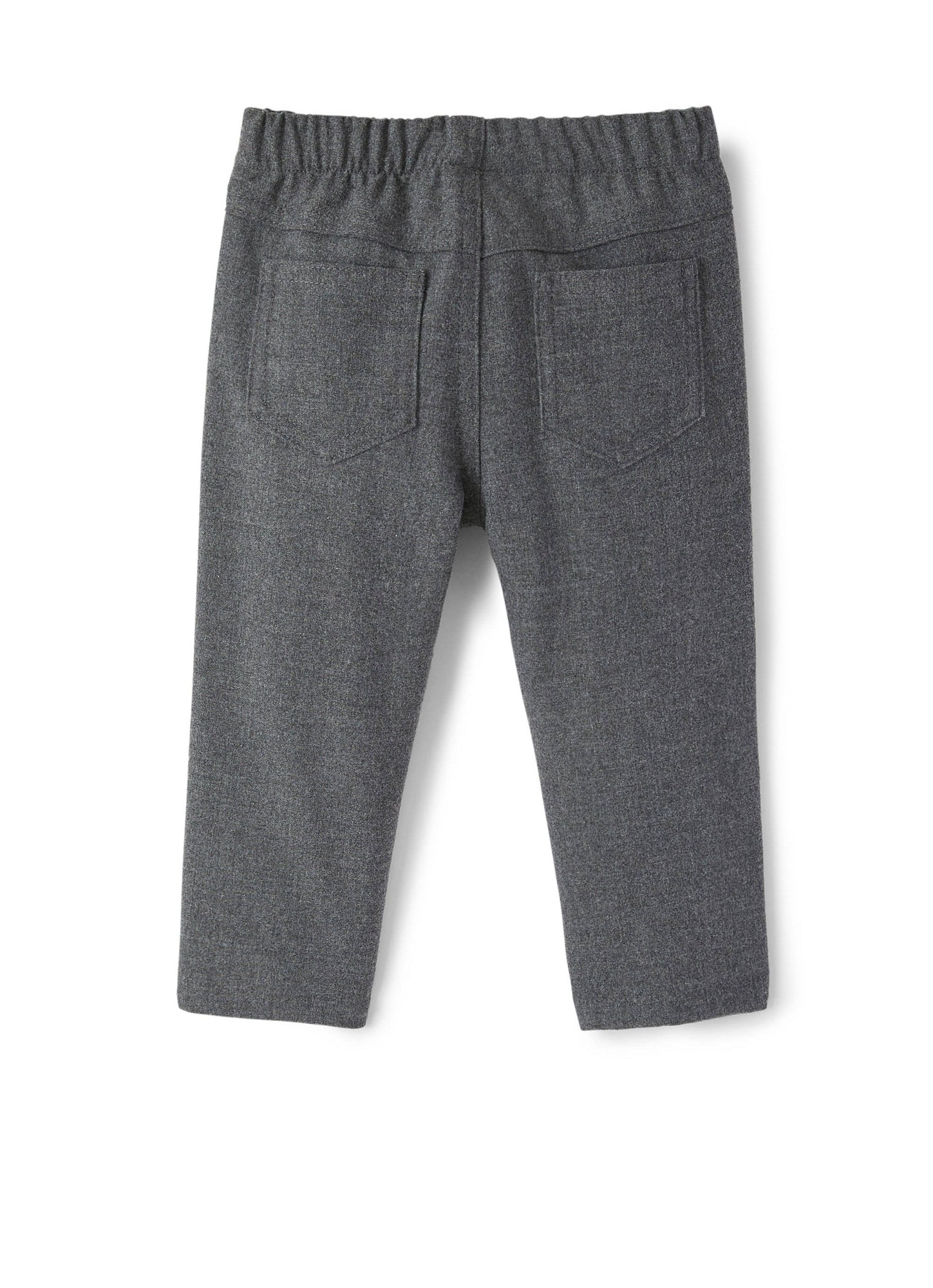 Baby Boys | Techno Wool Trousers | Steel Grey