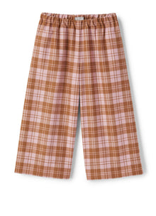 Girls | Check Tecnowool Culotte Trousers | Lichene