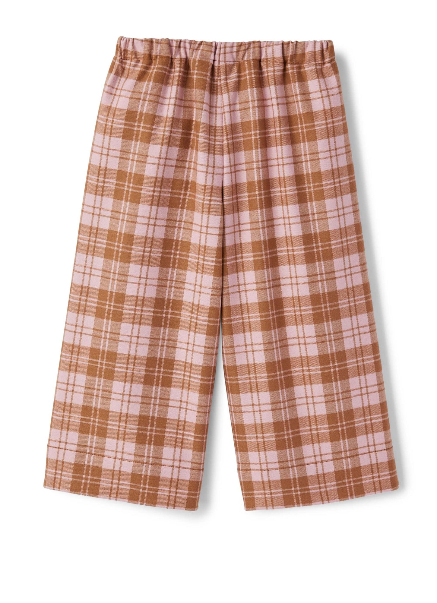 Girls | Check Tecnowool Culotte Trousers | Lichene