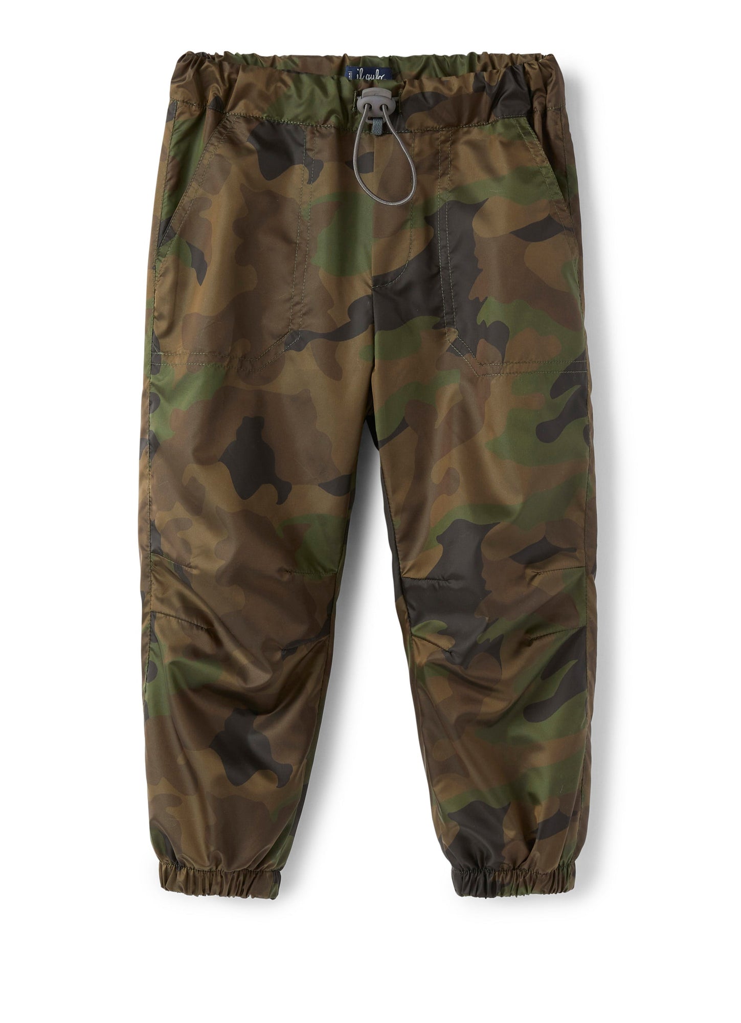 Boys | Nylon Trousers | Green Mimetico