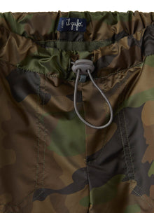 Boys | Nylon Trousers | Green Mimetico