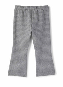 Girls | Pinstripe Cropped Flare Trousers | Iron Grey