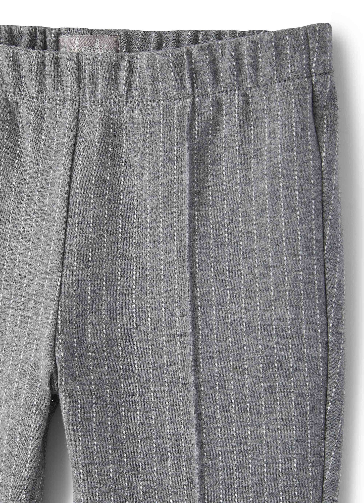 Girls | Pinstripe Cropped Flare Trousers | Iron Grey