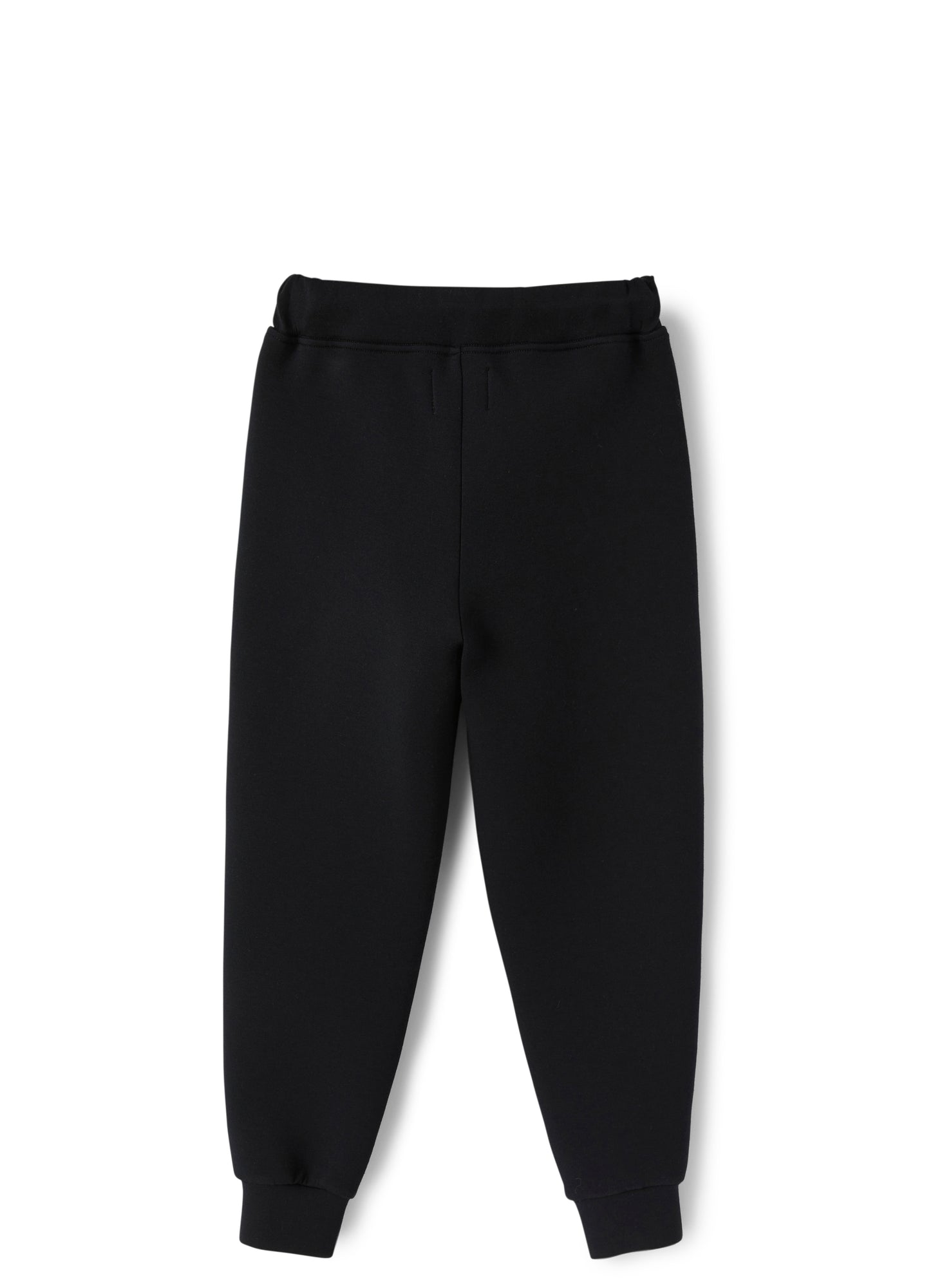 Bonded Joggers with Cuffs | Black/Black