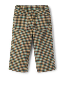 Girls | Straight Cut Flannel Trousers | Castagno