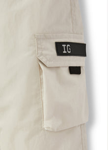 Boys | Nylon Cargo Trousers | Tofane Grey