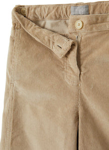 Girls | Wide Leg Velvet Trousers | Birch