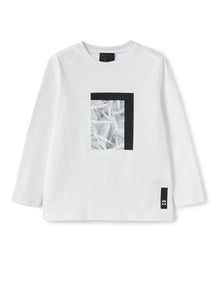 Boys | T-Shirt with Water and Nylon Print | Neve Onice