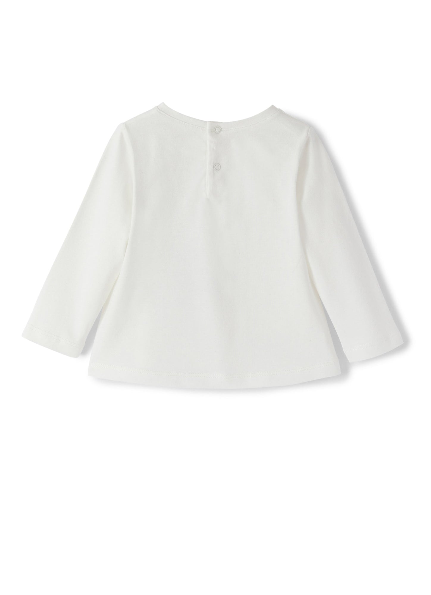 Girls | Squirrel Print Cotton T-Shirt | Milk Muschio