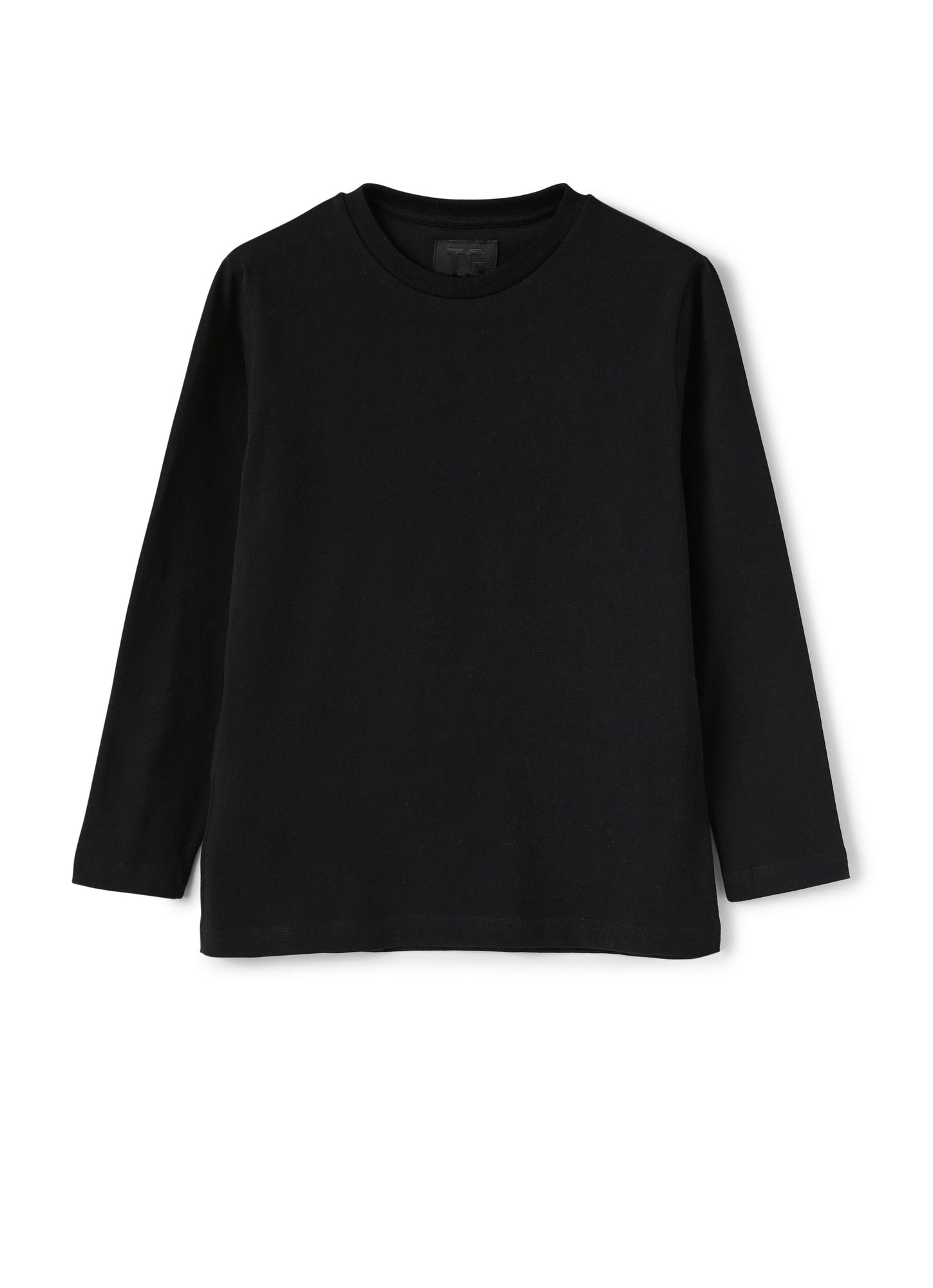 Boys | Cotton T-Shirt with Taping | Black
