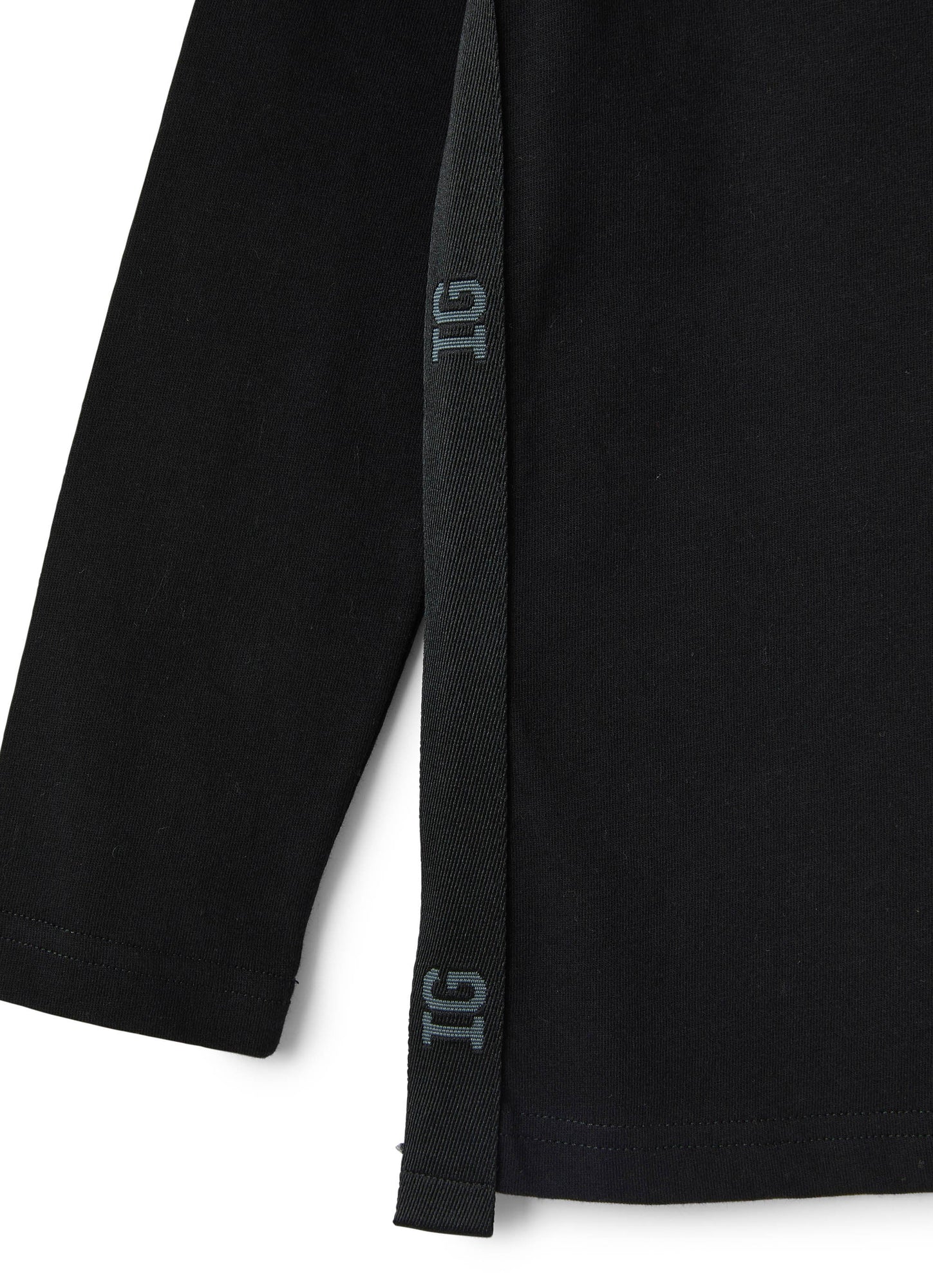 Boys | Cotton T-Shirt with Taping | Black