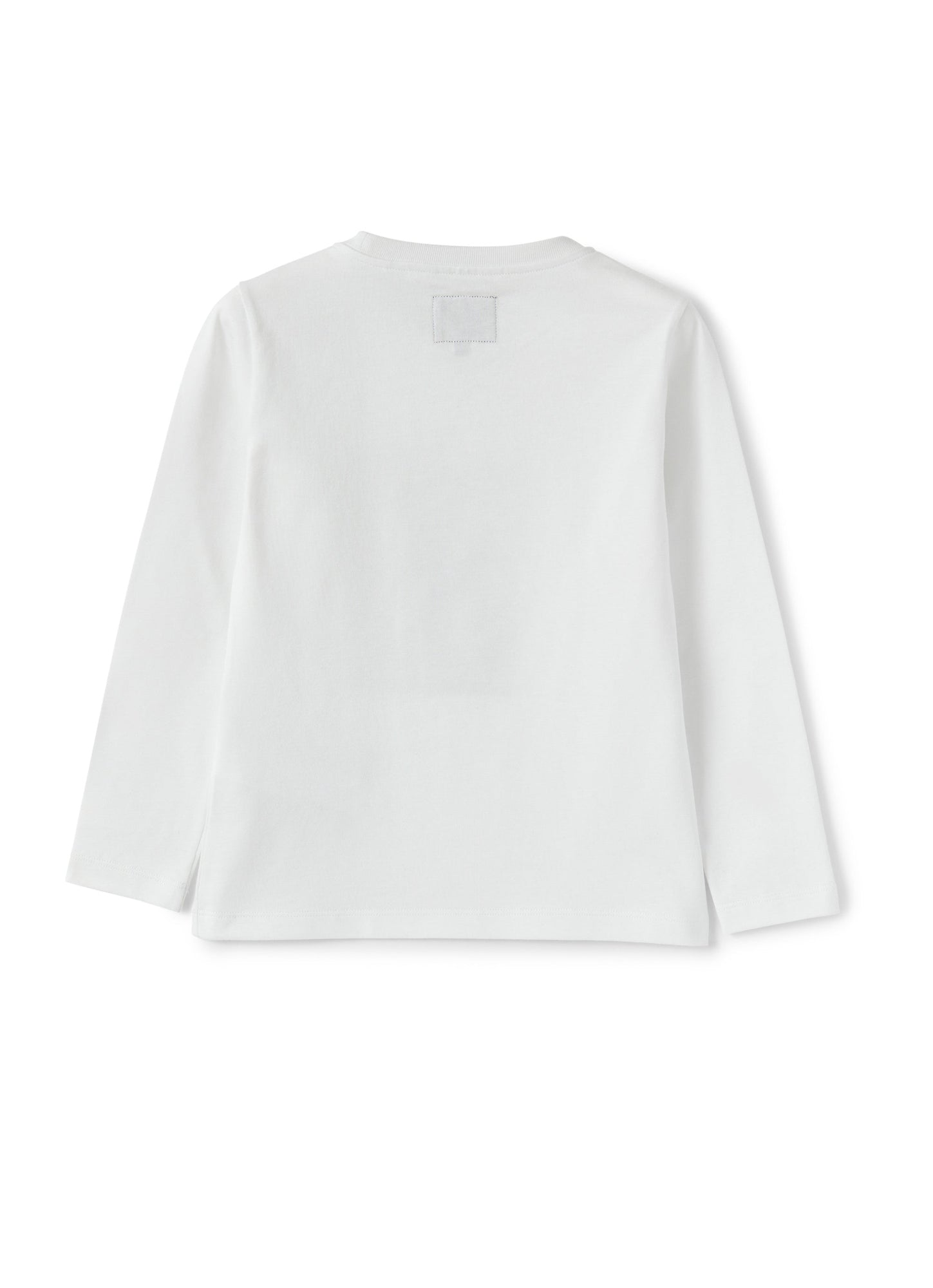 Girls | T-Shirt with Water and Nylon Print | White Sage