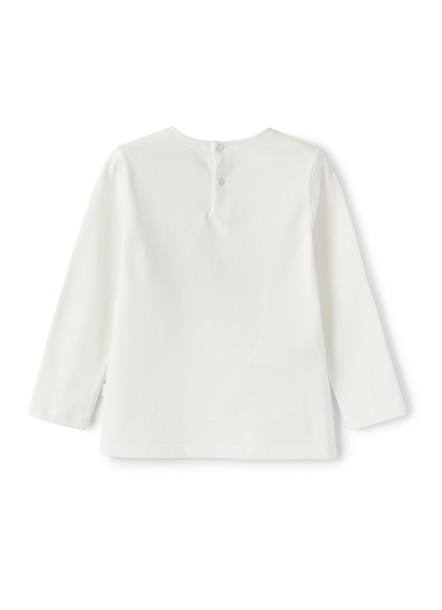 Girls | Spray-Effect Mountain Print T-Shirt | Milk Crocus