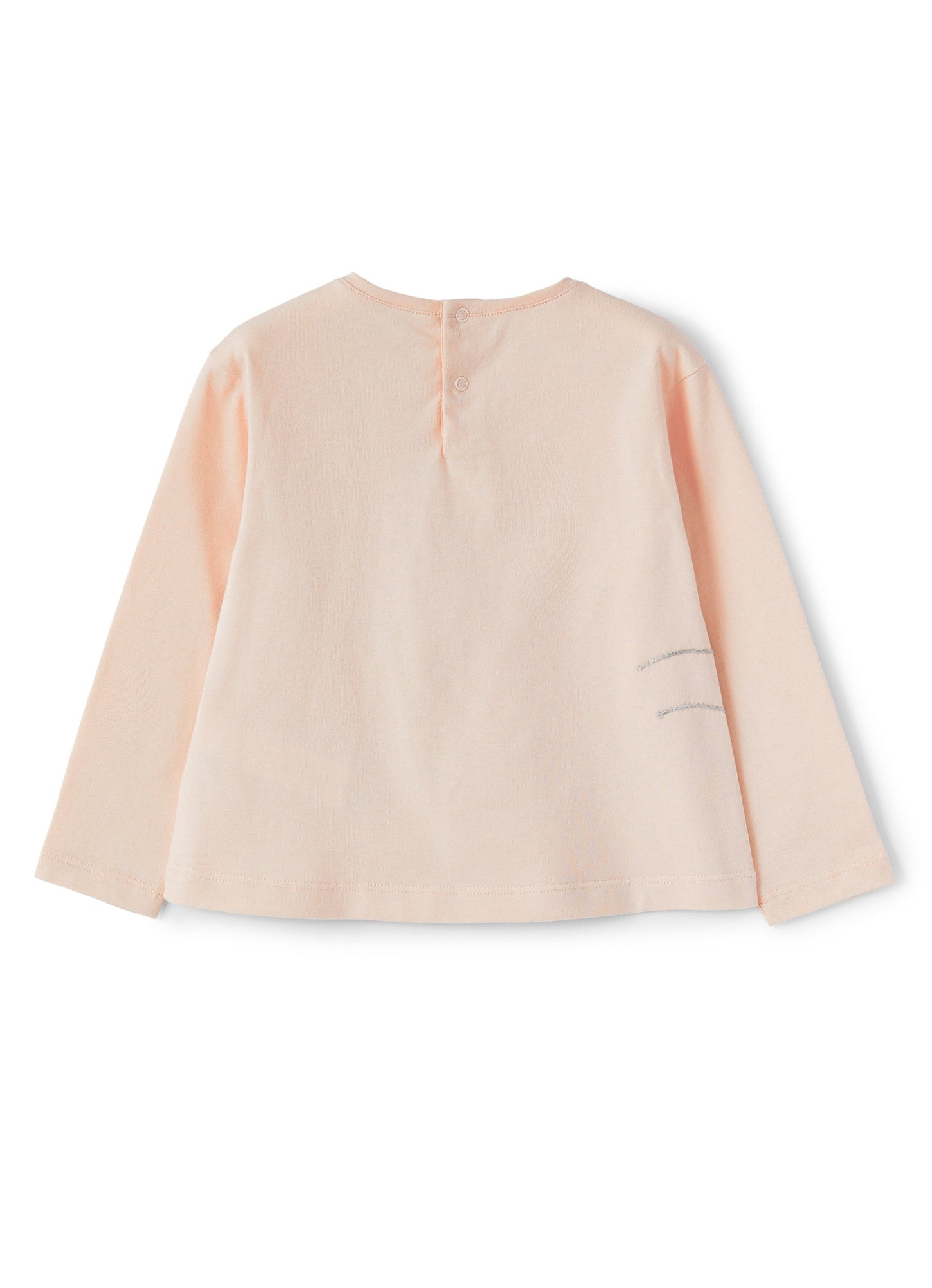 Girls | Skater Embroidery Cotton T-Shirt | Quarzo Pink White