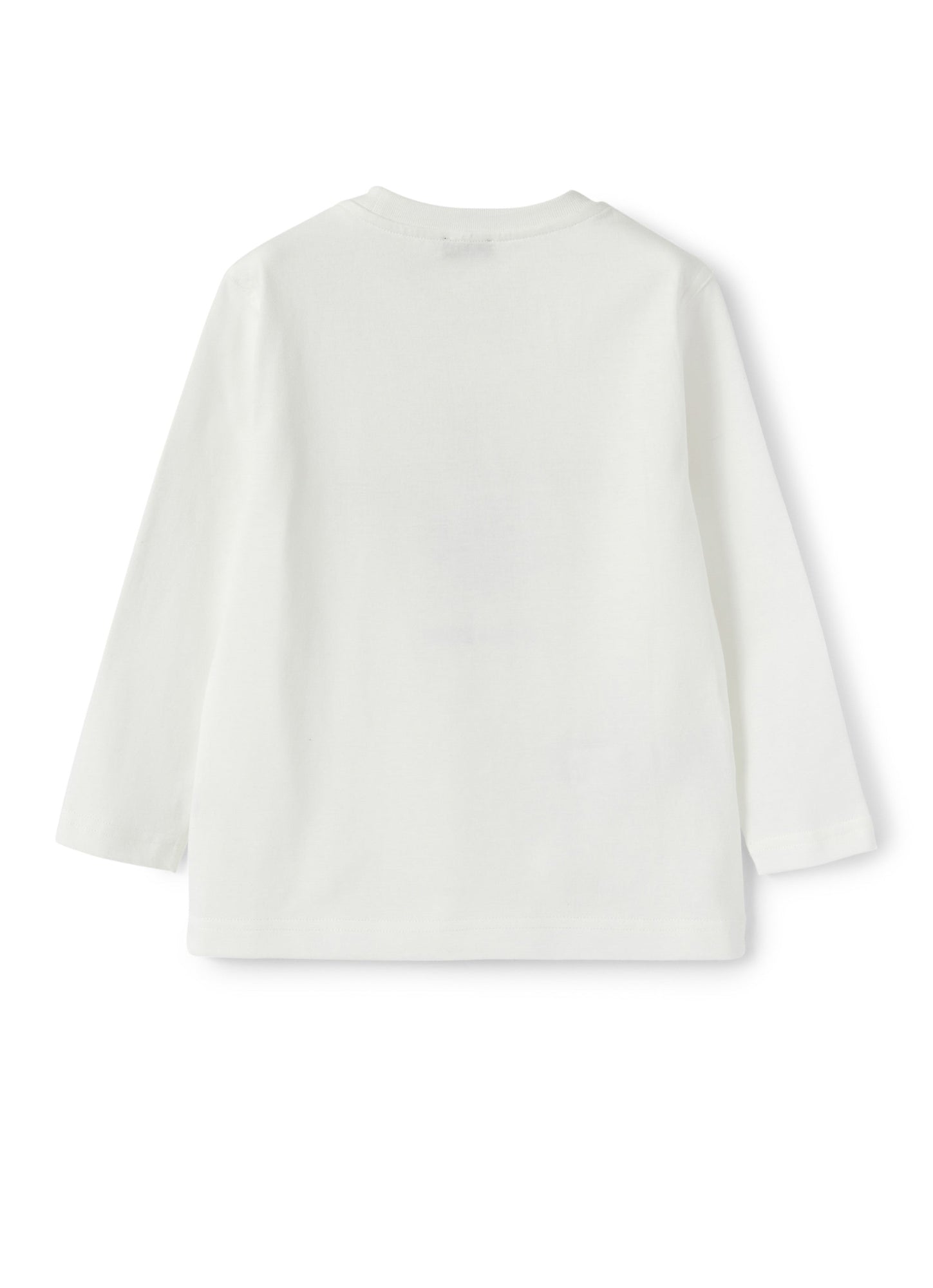 Boys | Drone Print Cotton T-Shirt | Milk Air Force Blue Chiaro