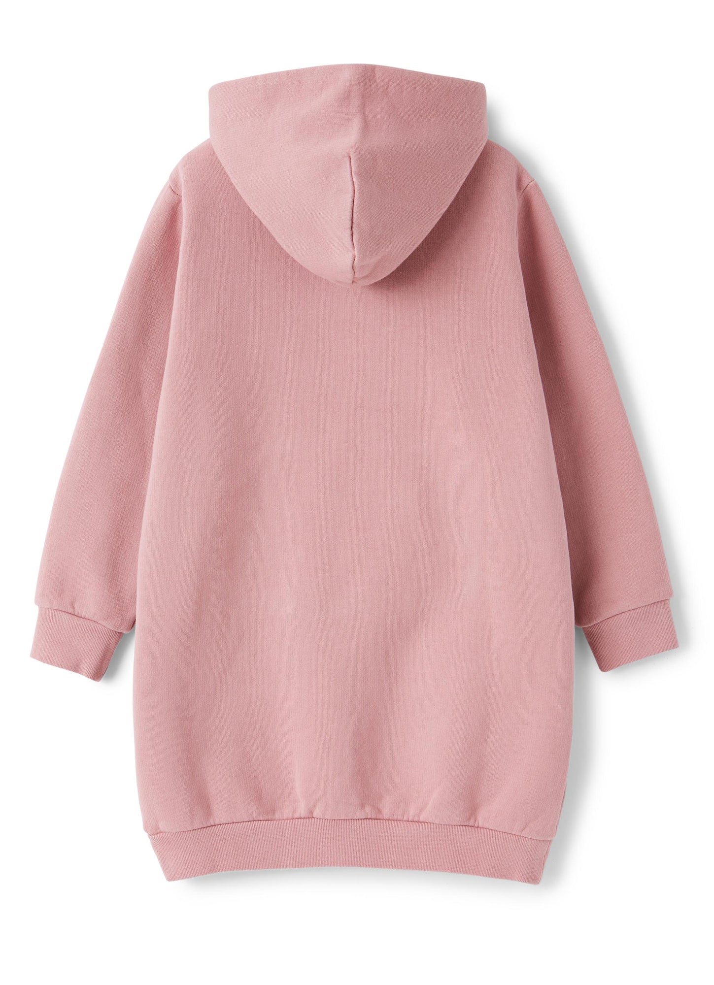 Girls | Fleece Dress with Hood | Pink Erica