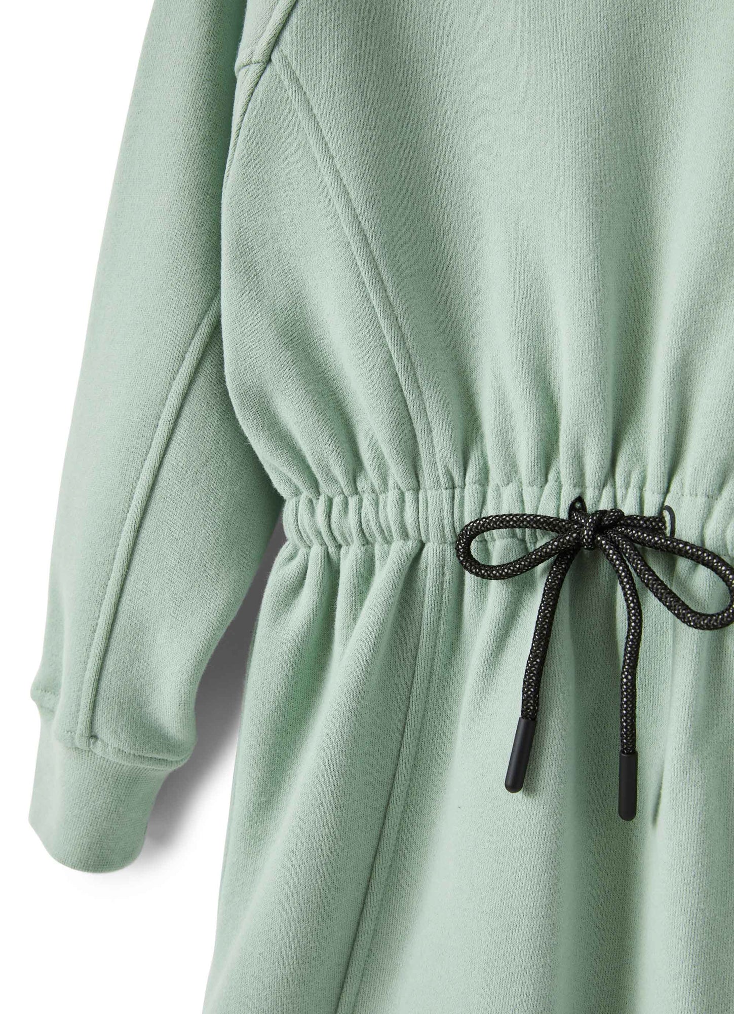 Girls | Fleece Dress with Drawstring | Lake