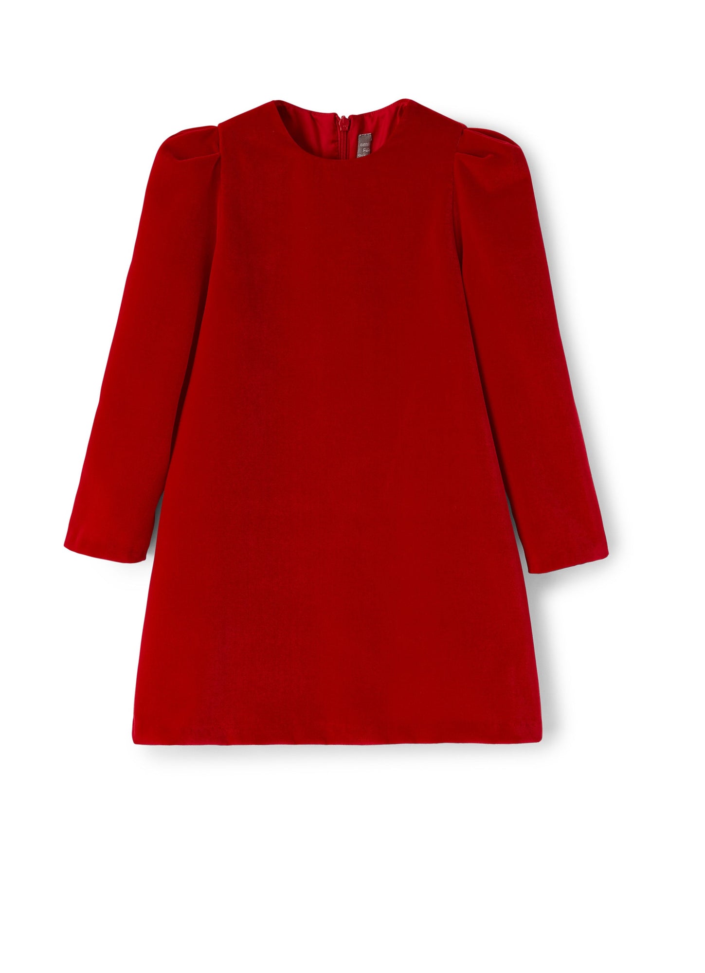 Girls | Velvet Dress with Collar | Ciliegia