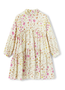 Girls | Flounced Dress with Floral Print | Birch
