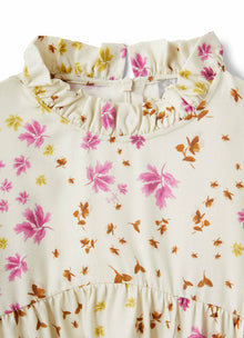Girls | Flounced Dress with Floral Print | Birch