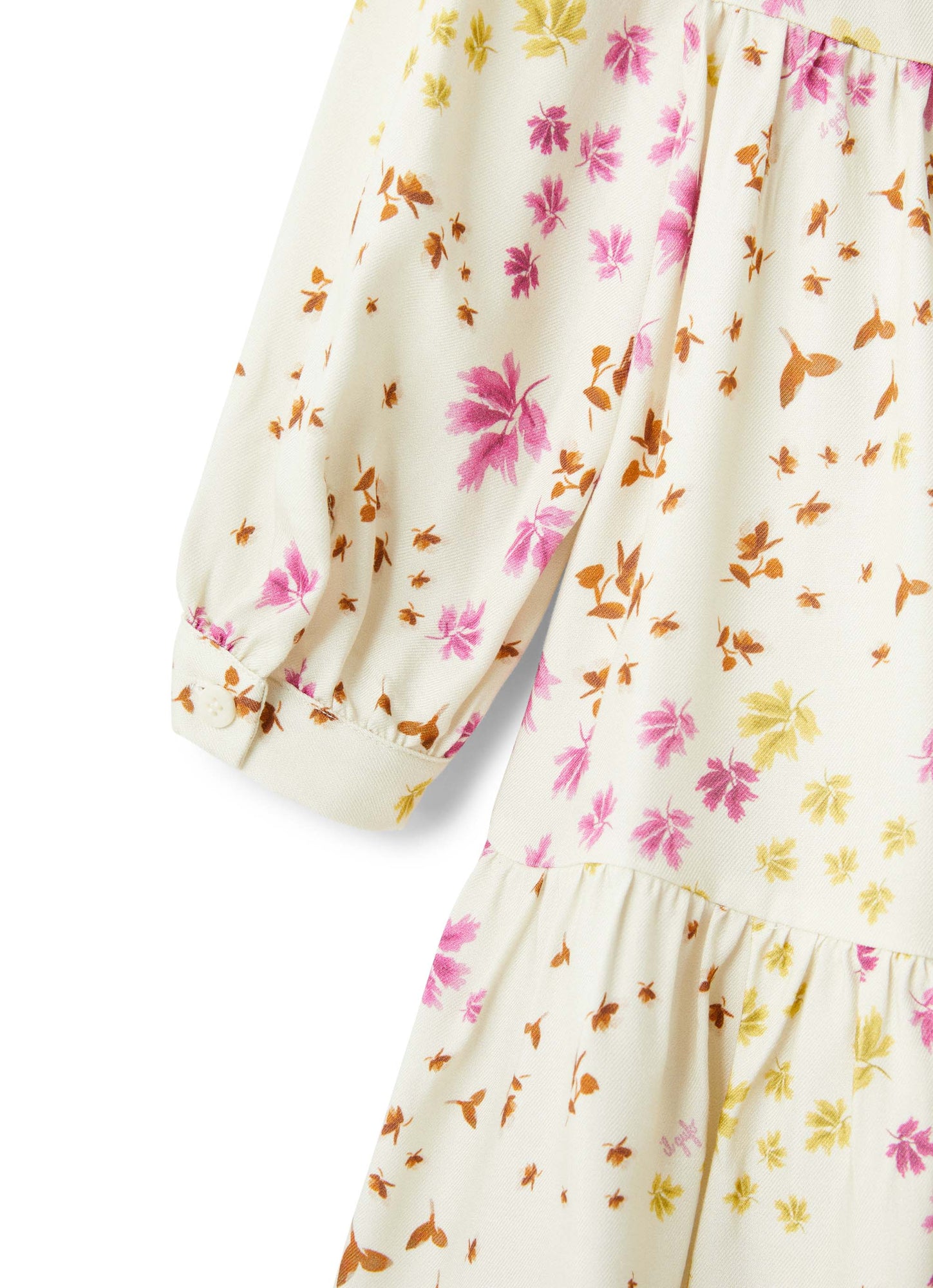 Girls | Flounced Dress with Floral Print | Birch