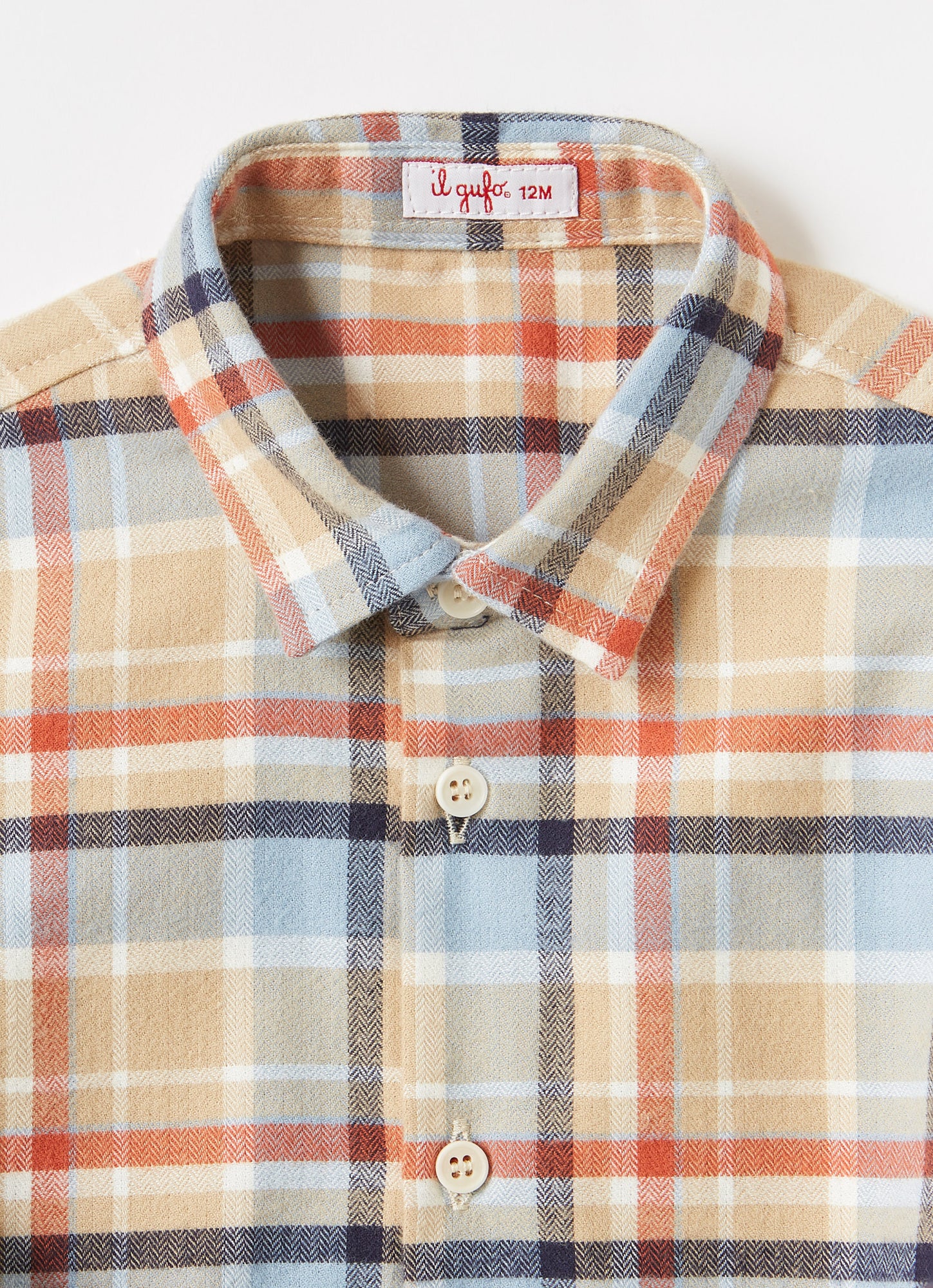 Check Regular Fit Shirt | Camel