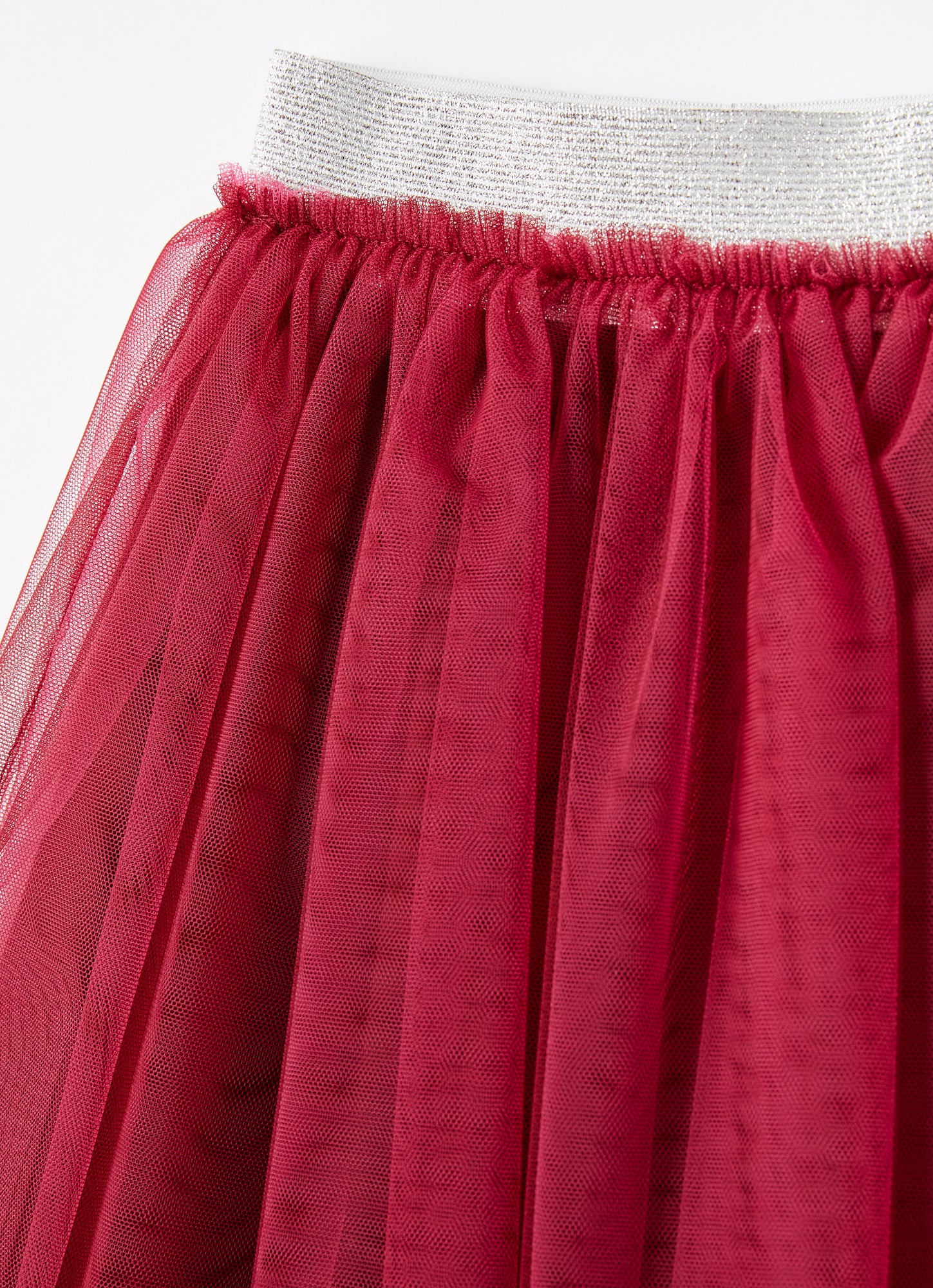 Tulle Skirt | Dark Red/Cherry