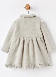 Fringed Fleece Coat | Nebbia
