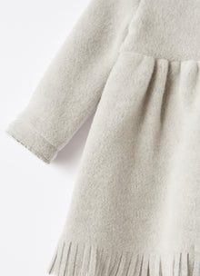 Fringed Fleece Coat | Nebbia