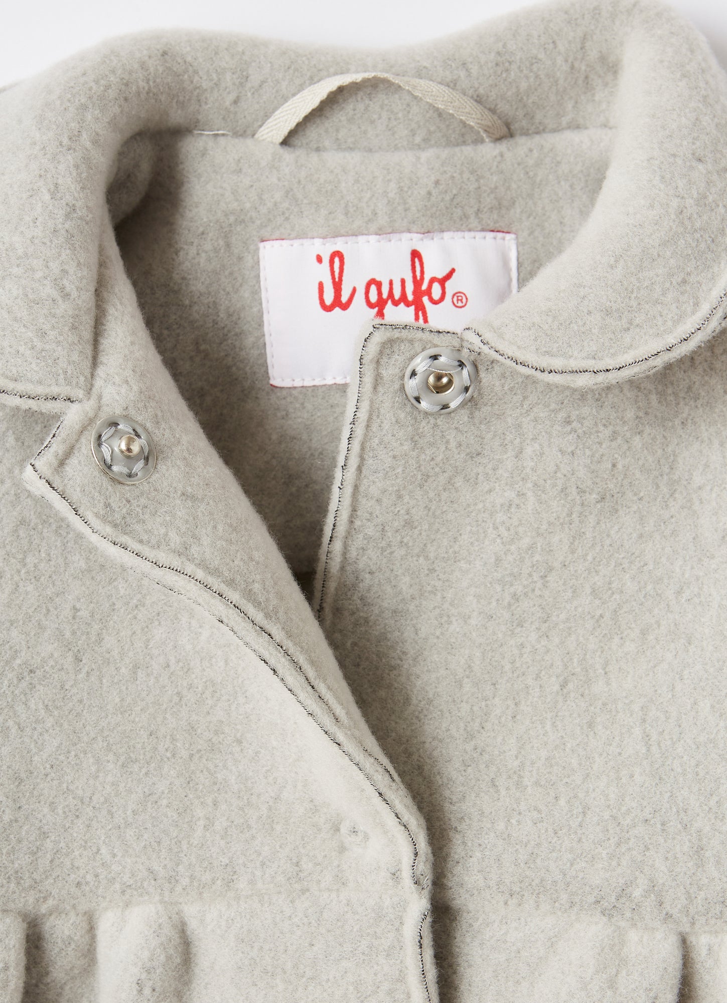 Fringed Fleece Coat | Nebbia