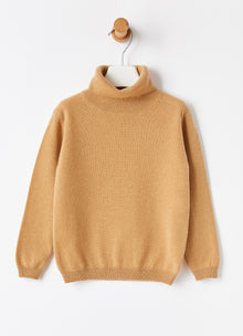 Cashmere Turtleneck Sweater | Beaver Brown