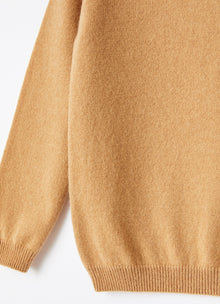 Cashmere Turtleneck Sweater | Beaver Brown
